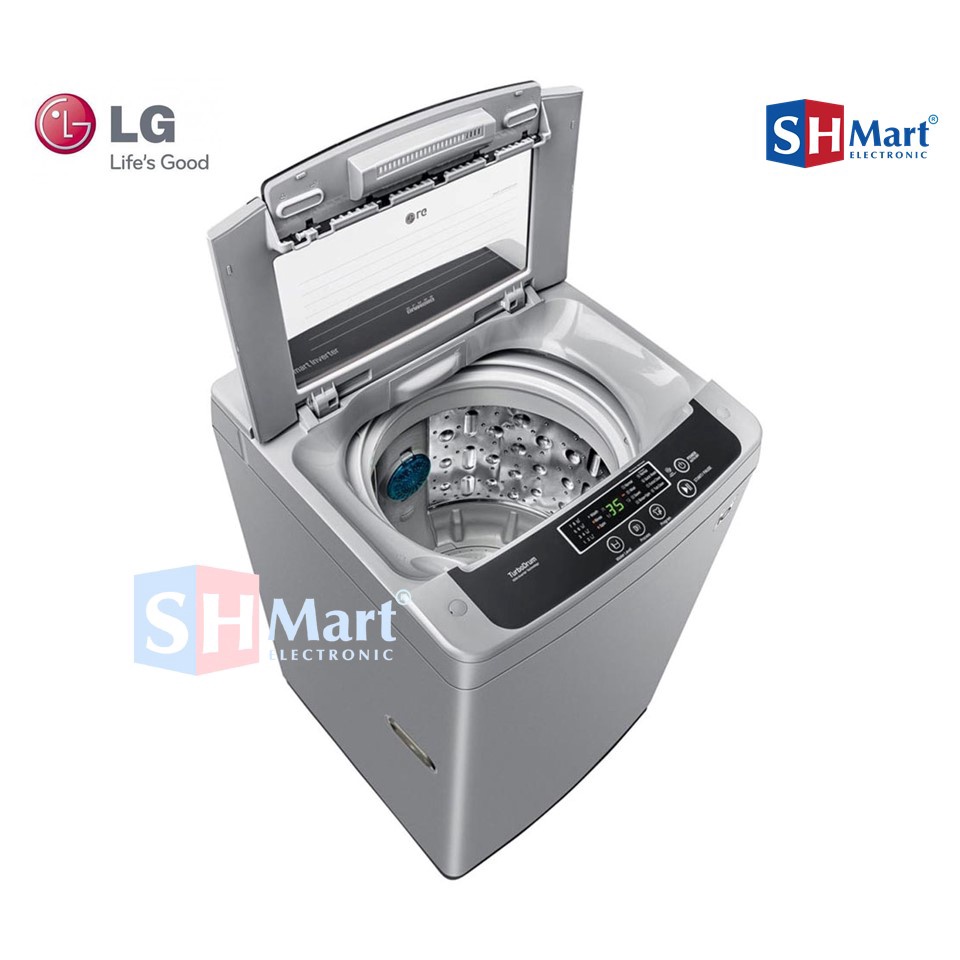 MESIN CUCI LG 1 TABUNG 7 KG TOP LOADING INVENTER T2107VSPCK / 2107VSPCK GARANSI RESMI ( MEDAN )