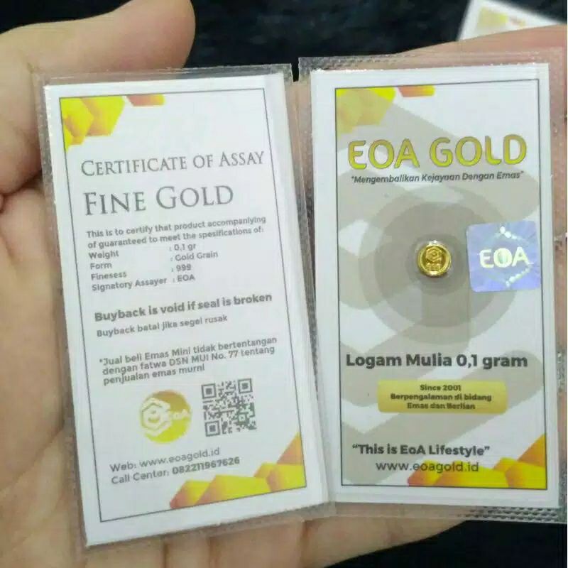 

EOA GOLD 0,1/0,2/0,5