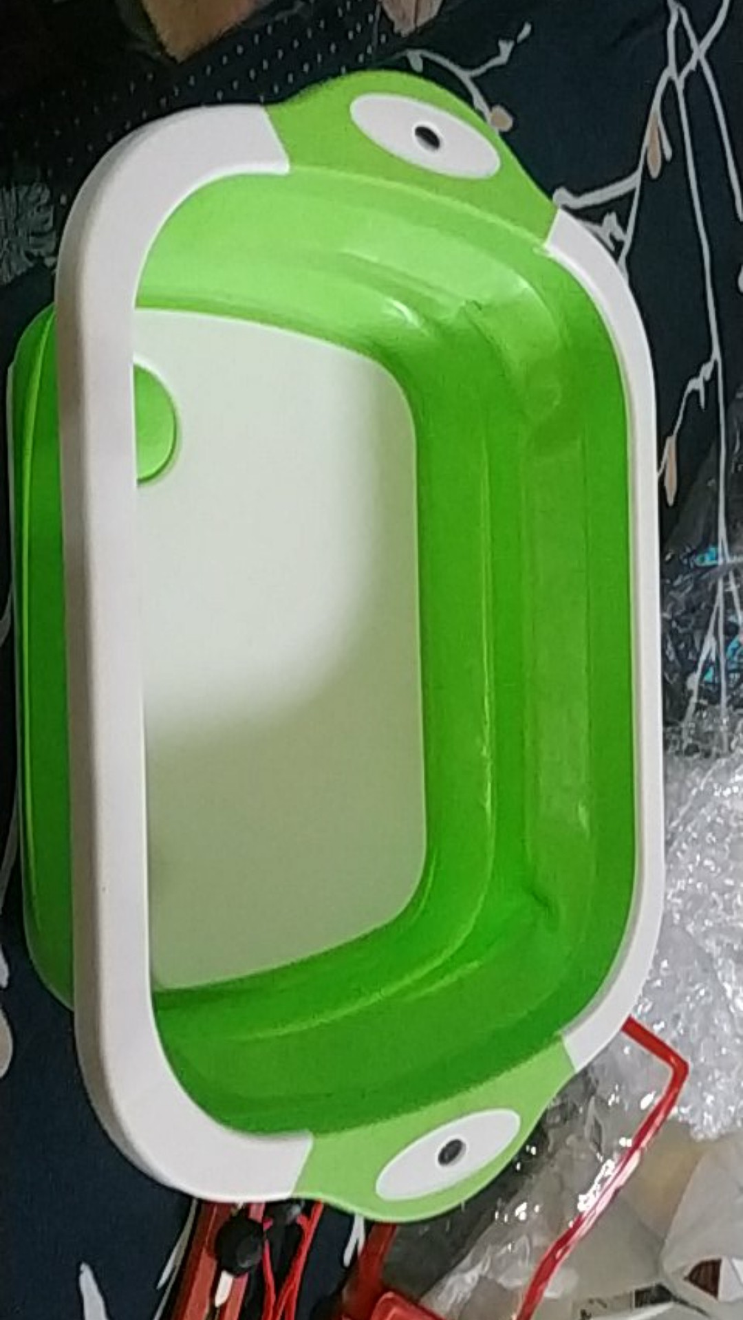 Baskom Talenan Lipat /magic Talenan Lipat Alat Dapur Serbaguna