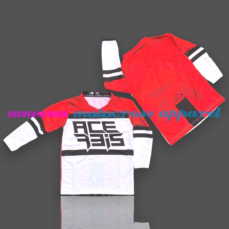 Jersey Cross Anak - Jersey Trail Anak - Jersey Premium Dryfit - Jersey Motocross - Jersey Trabas Anak - Jersey Adventure - AC010