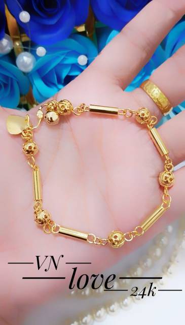 Gelang tangan lapis emas 24k murah