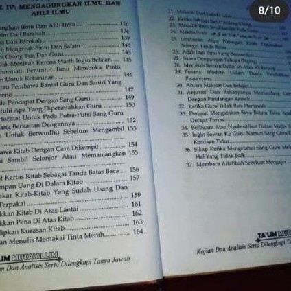 Terjemah taklim terlengkap ukuran tebal dan besar