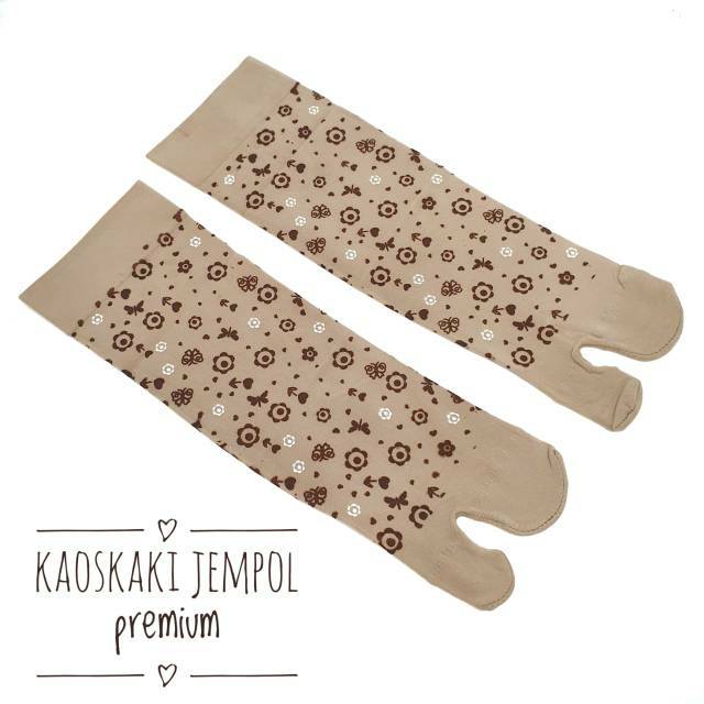 Kaos Kaki Jempol Warna Kulit Anti Slip Premium / Kaos Kaki Muslimah Jempol Semata Kaki Kaos Kaki Jempol Muslimah Anti Licin