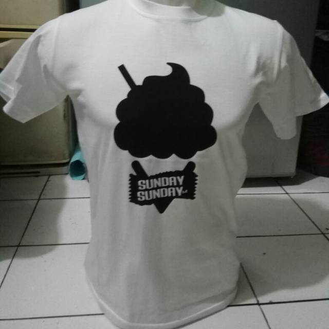 Distro Tshirt Sunday, Kaos distro Sunday Sunday Co