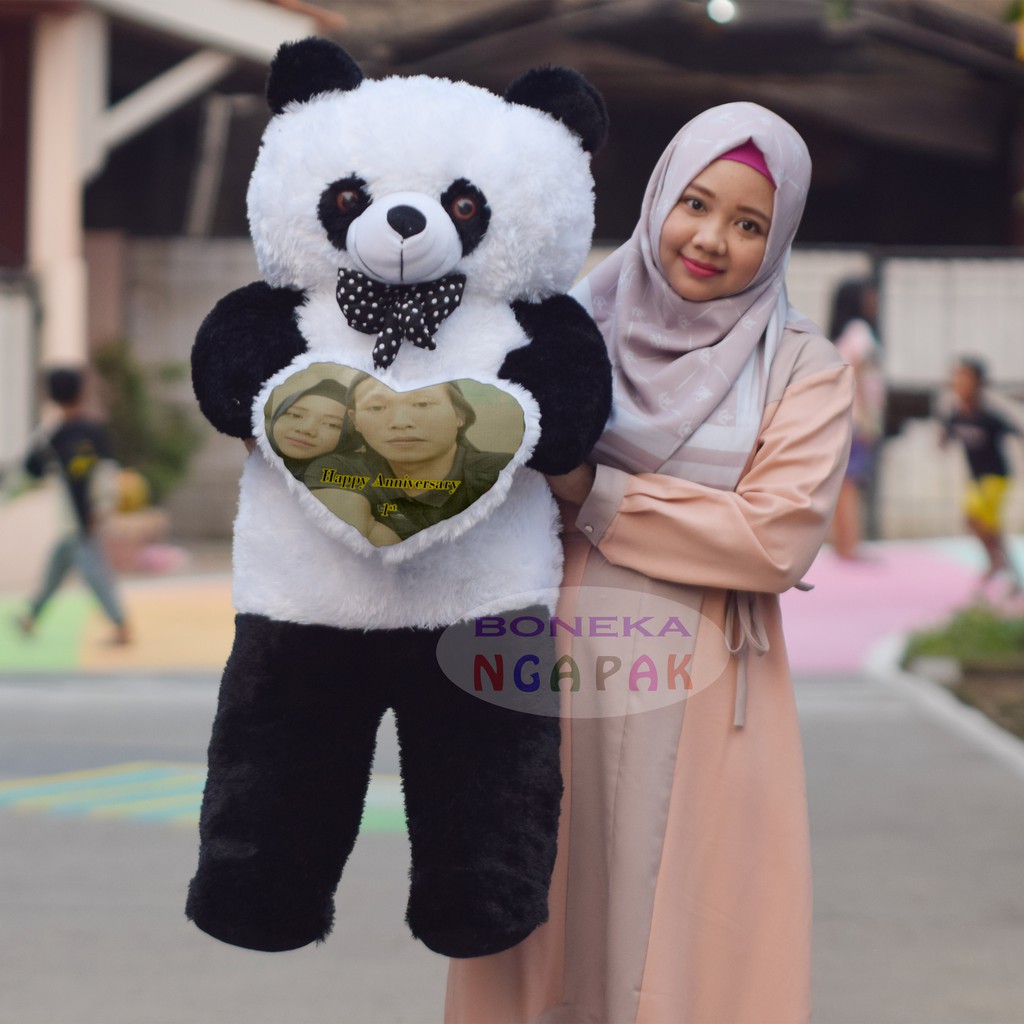 Boneka Panda 1 Meter Cetak Foto
