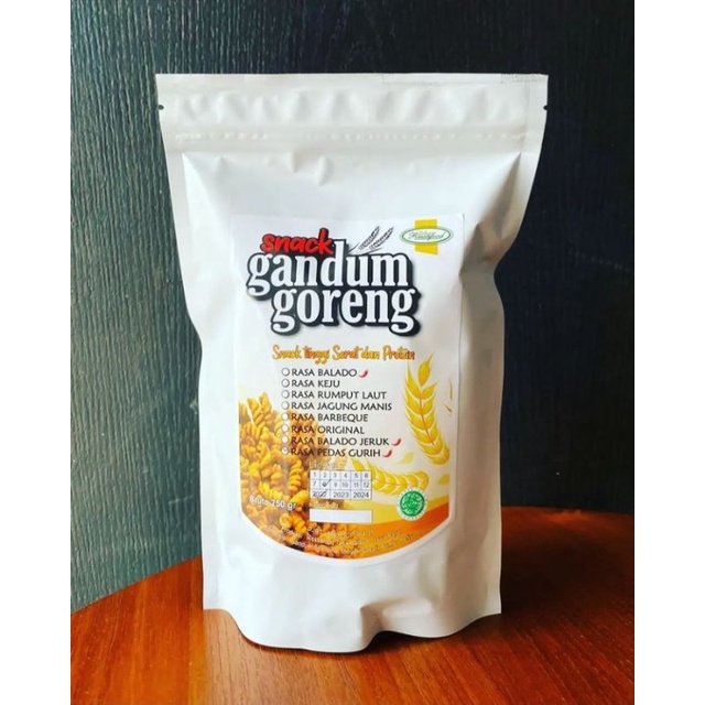 

Gandum Goreng 225gr Snack Cemilan Sehat Tinggi Protein
