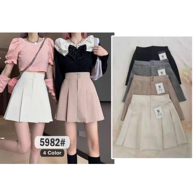 ROK CELANA PENDEK WANITA IMPORT BANGKOK | ROK KEKINIAN | CELANA ROK WANITA VIRAL