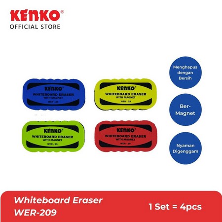 

PENGHAPUS WHITEBOARD MAGNET KENKO WER-29 / WHITEBOARD ERASER KENKO WER-29 ++