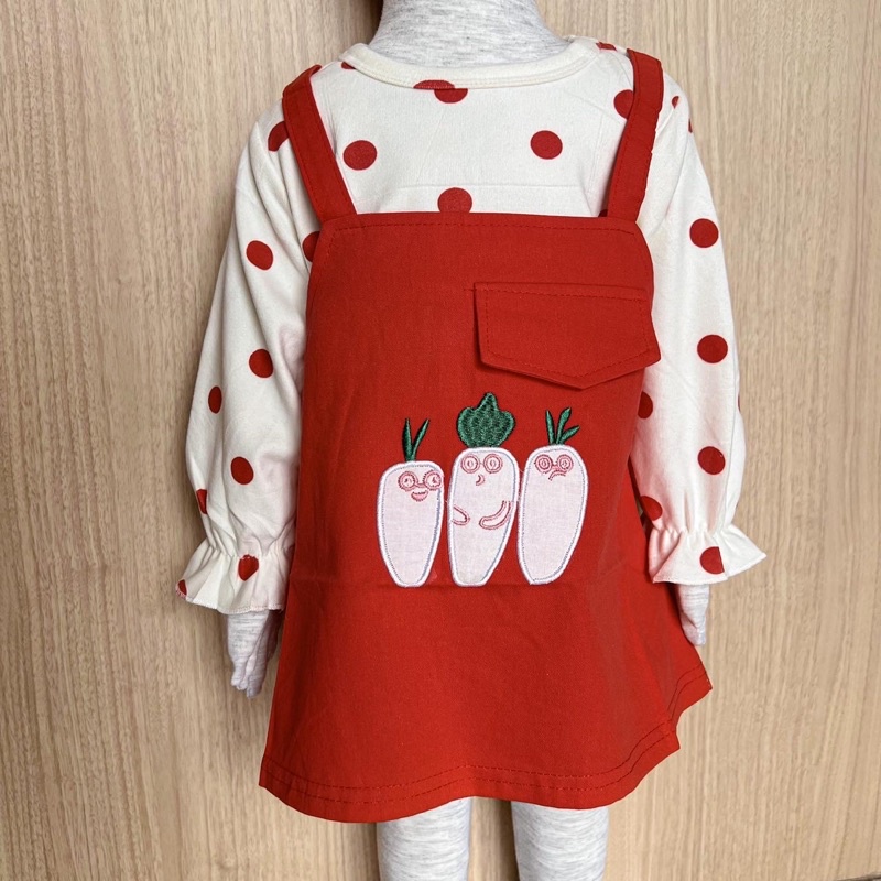 Bunny Carrots Dress Anak