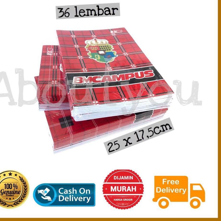 

Terbaru! PACK isi 10 BUKU Tulis CAMPUS 36 lembar Buku Boxy BIG BOSS Grosir ..