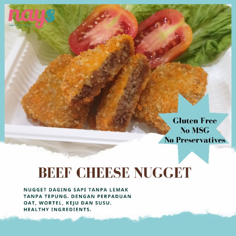 

BEEF CHEESE NUGGET TANPA TEPUNG TANPA MSG / MPASI FROZEN FOOD