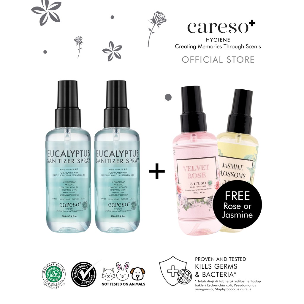 

SPECIAL PROMO BUNDLE: Buy 2 Aromatherapy Sanitizer Get 1 FREE GIFT