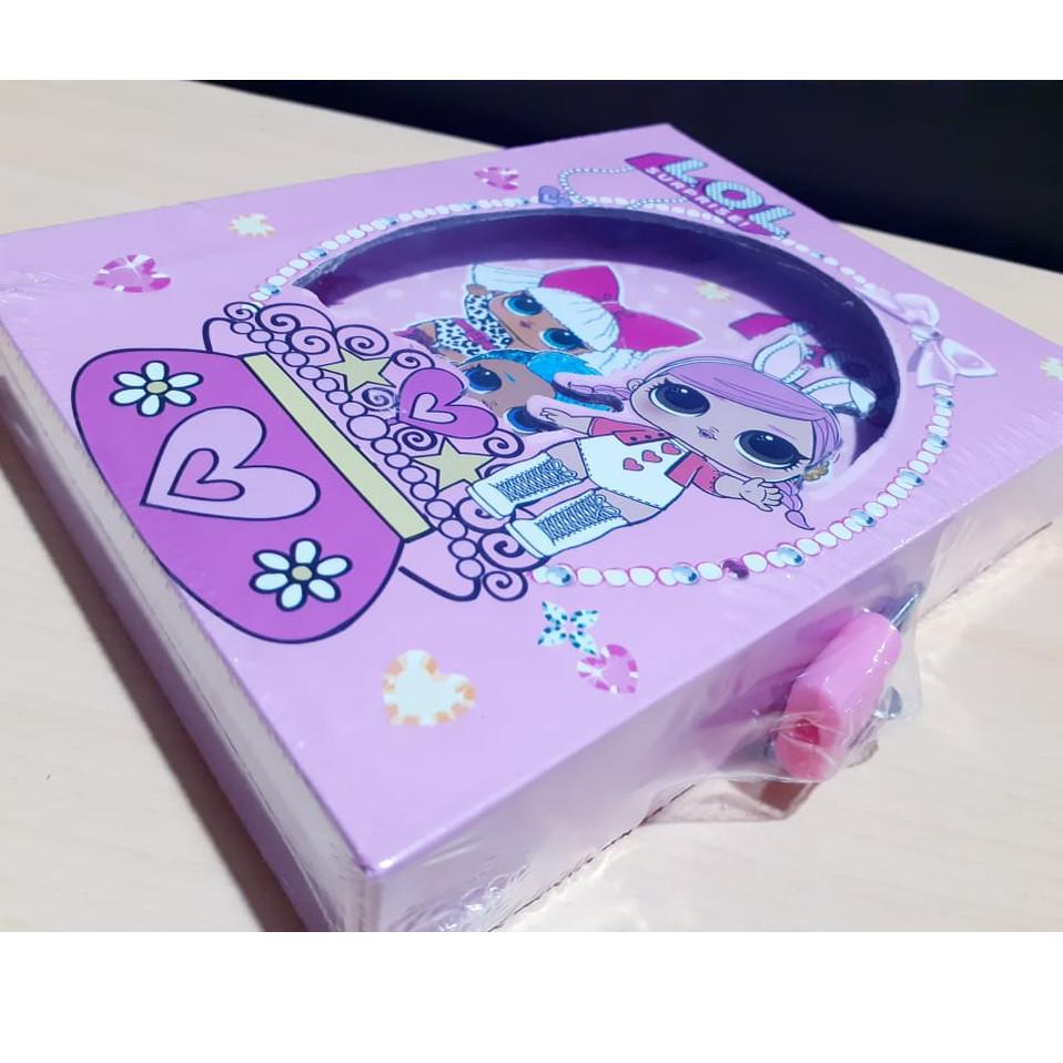 

J TAKASIMURAH99 - Buku Diary 64K Karakter Kartun Note Book Dengan Kunci Gembok. Murah ¢↑ 60