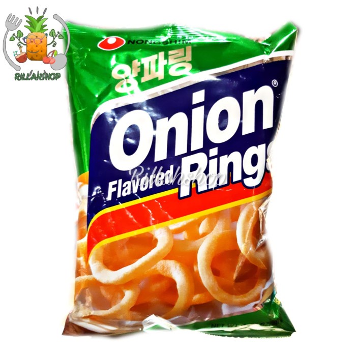 

Nongshim Onion Flavored Rings/Keripik Rasa Onion Ring/Snack Import