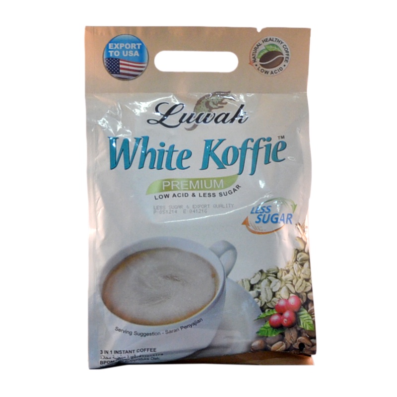 

Luwak White Koffie Less Sugar 340Gr