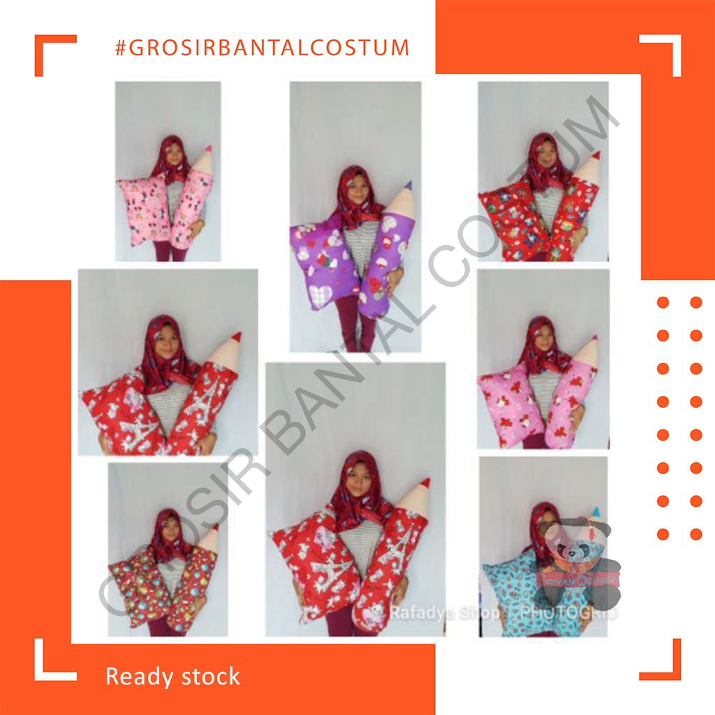 

SEPASANG BANTAL PENSIL JUMBO (SATU SET)