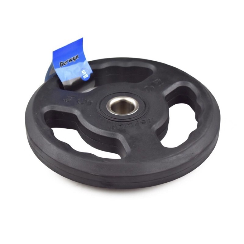 Berwyn 3 grip weight plate 5 kg alat fitness alat angkat beban