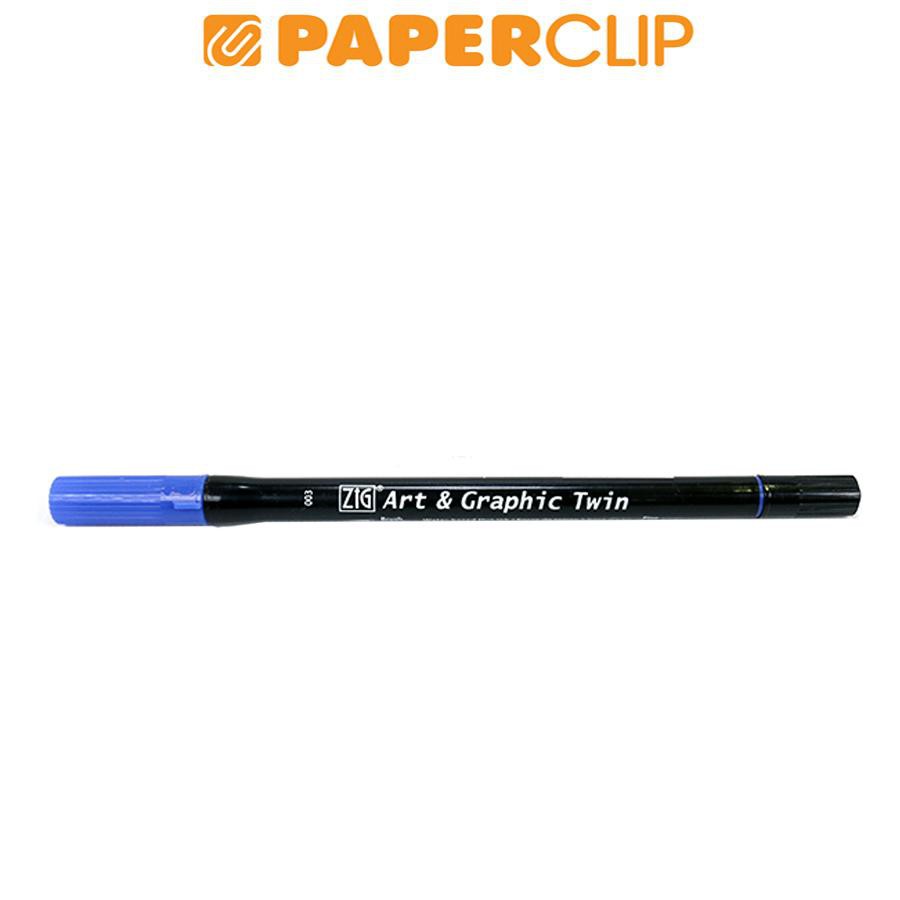

PEN BRUSH ZIG KURETAKE TUT-80 ART & GRAPHIC TWIN 003 BLUE