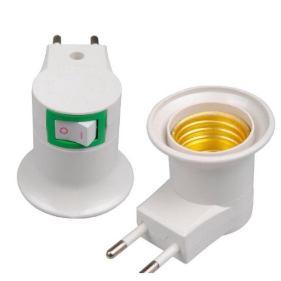 HC FITTING LAMPU COLOK ON OFF + SWITCH E27 LAMP HOLDER FITTING COLOK SAKLAR ON OFF