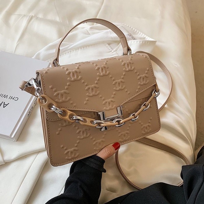 Tas wanita import slempang Tas wanita selempang handbag EL5820 - ungu tua