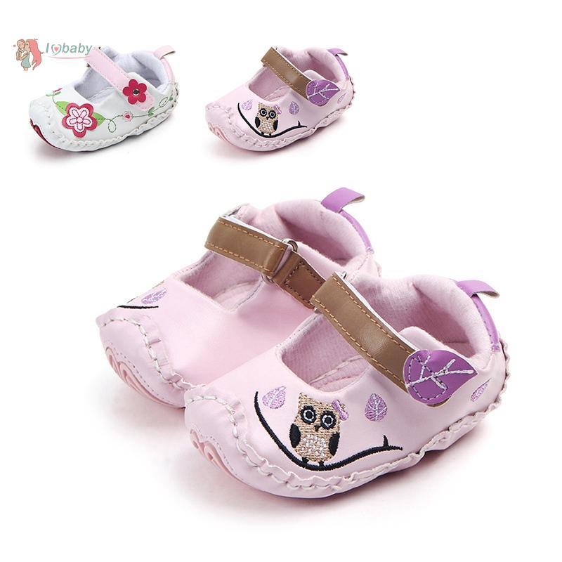 Hiiu Sepatu  First Walker Bayi Perempuan Anti Slip Motif  