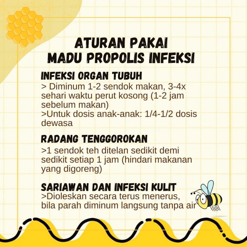 Olivoliv Snack Madu Propolis Infeksi - Peternakan Tawon Rimba Raya 250 Ml Kemasan Botol Kaca