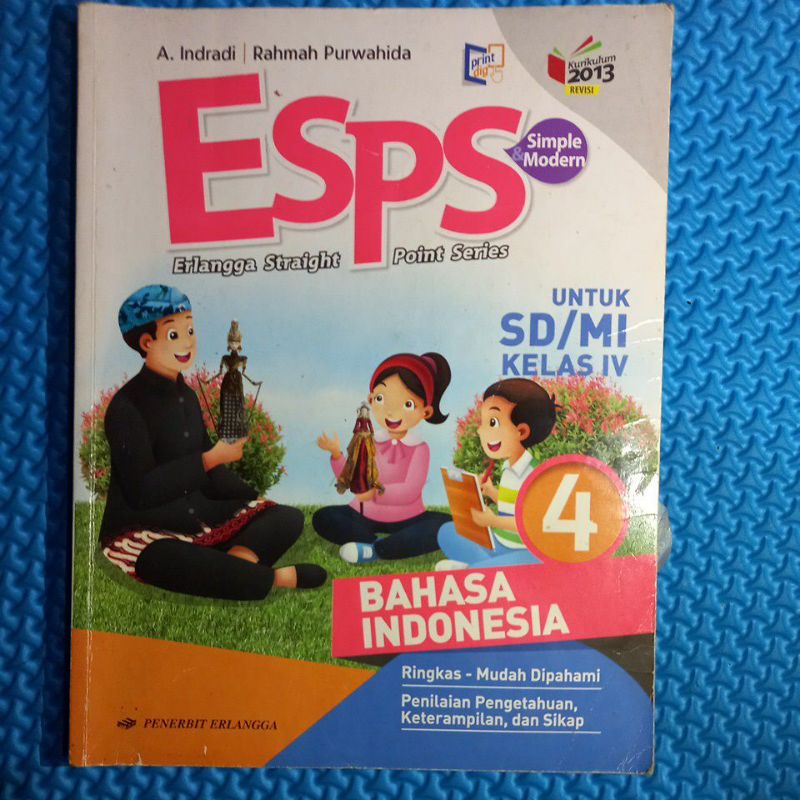 

BUKU ESPS BAHASA INDONESIA KELAS 3,4, 5, 6 ORIGINAL (BEKAS)