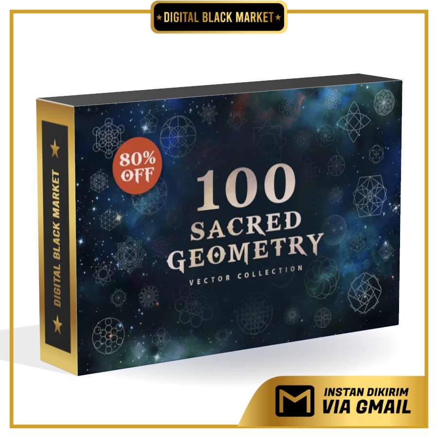 100 Sacred Geometry Vectors - Vector Designs