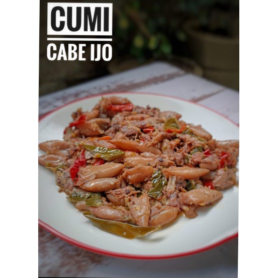 

oseng cumi cabai hijau