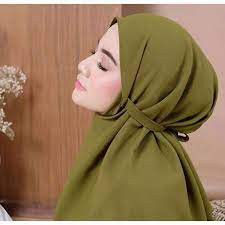 Kerudung Bergo Maryam tali uk L