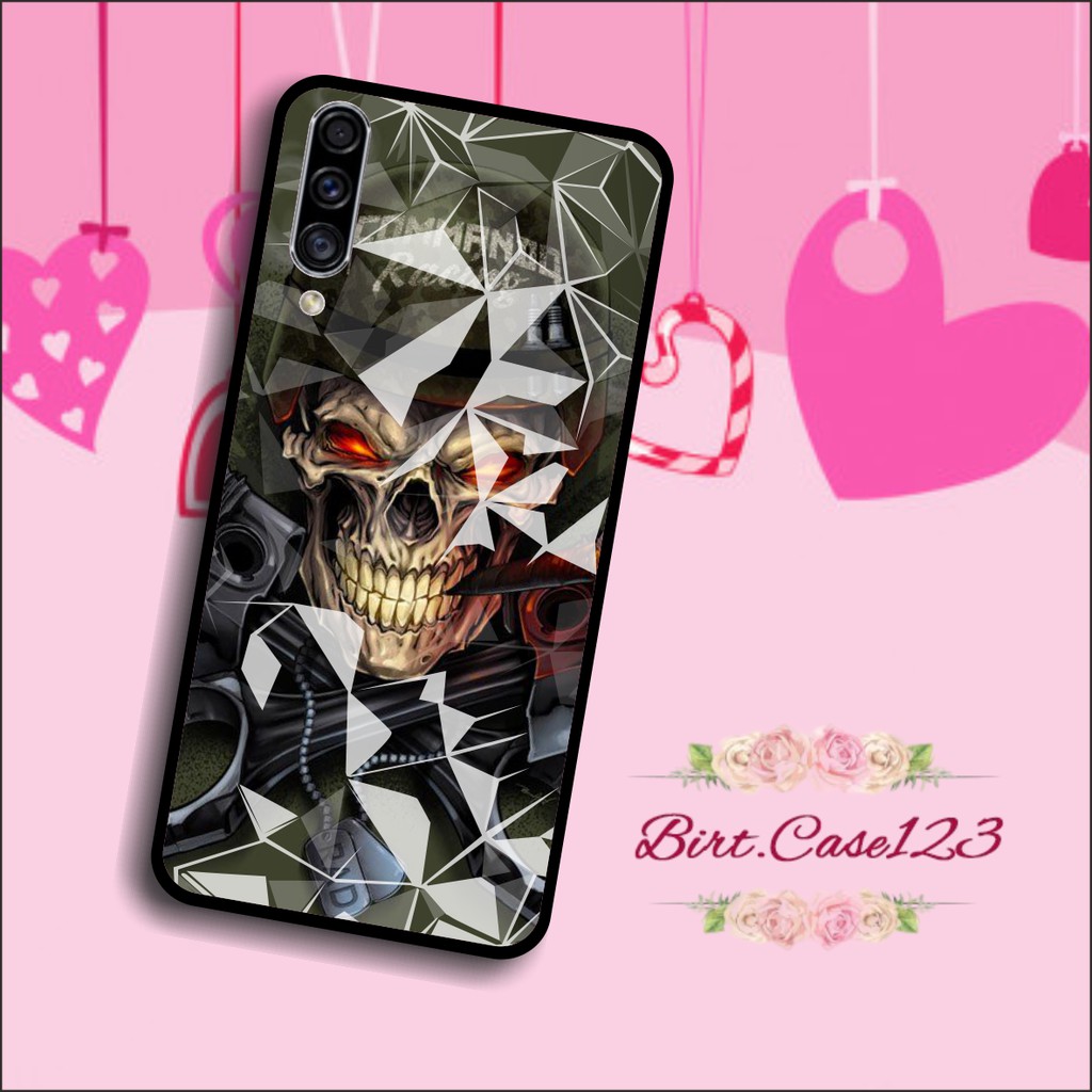 softcase diamond gambar SKULL Oppo A3s A1k A5 A9 2020 A7 F9 A5s A31 A52 A92 A37 A53 A83 F1s BC509