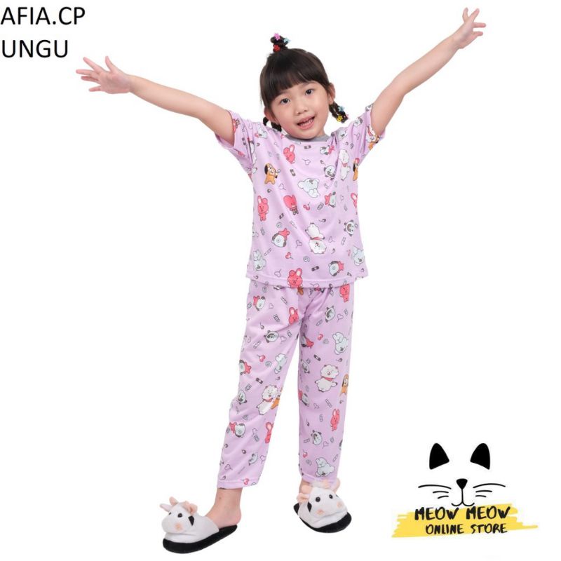 Baju tidur anak BTS full print