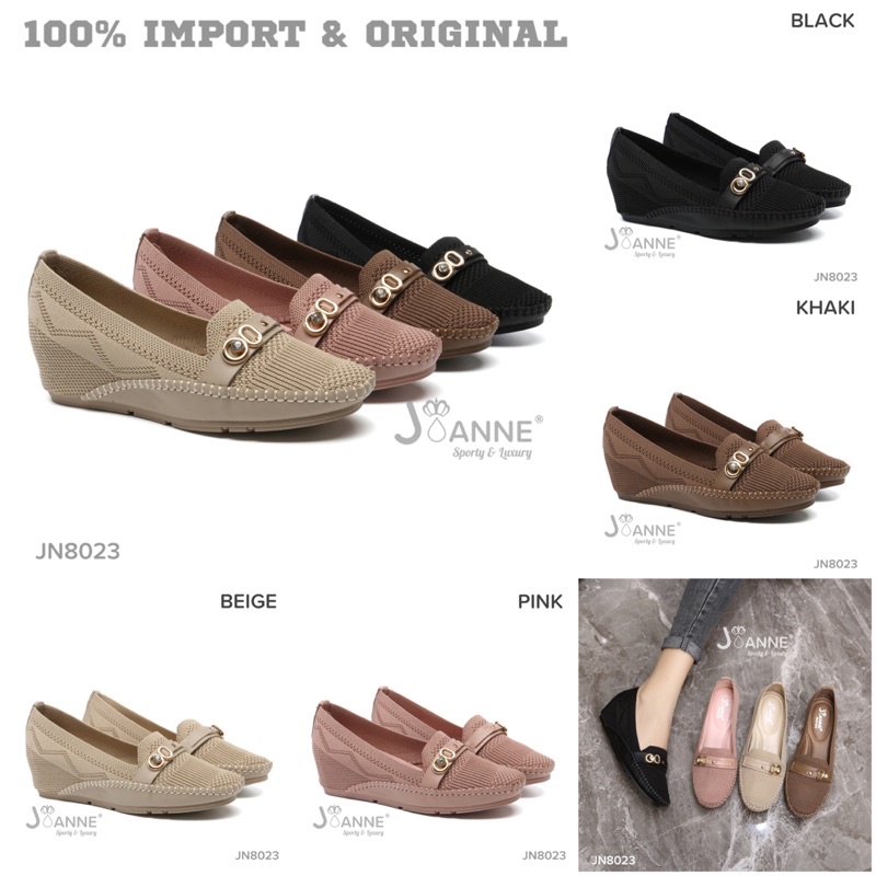 [ORIGINAL] JOANNE Wedges Shoes Sepatu Wanita #JN8023