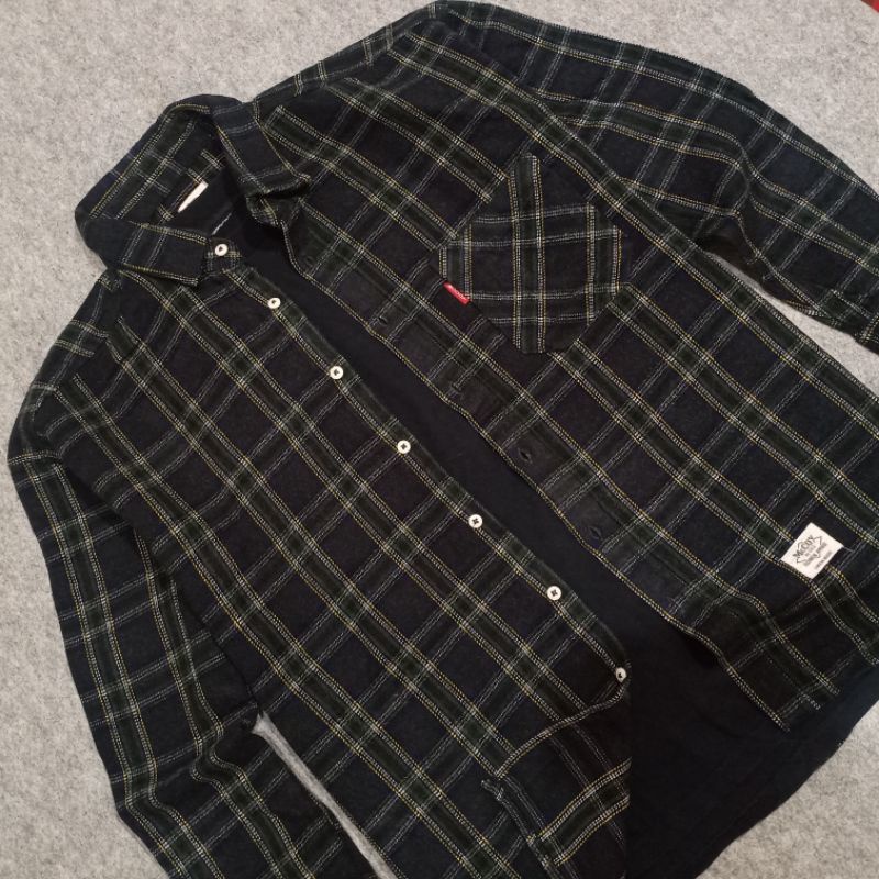 kemeja flannel mccoy second outer casual pria murah