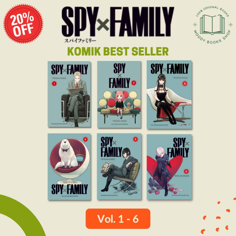 Jual Komik Spy x Family Vol. 1 2 3 4 5 6 Indonesia|Shopee Indonesia