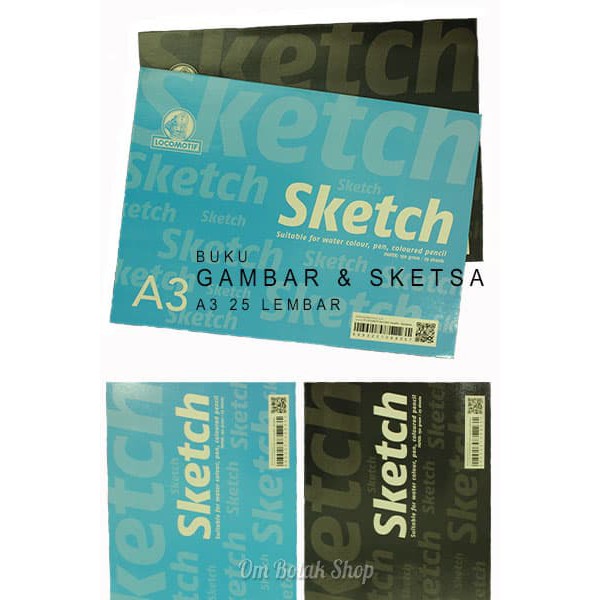 

Papan Tulis Gambar - Lyra Sketch Book - Kiky Sketch Book Buku Gambar & Sketsa A3 25 Lembar Utk Cat