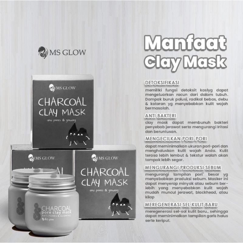 EXP 2026 CLAYMASK CLAY MASK CLAY MASK CHARCOAL CLAY MASK GREENTEA