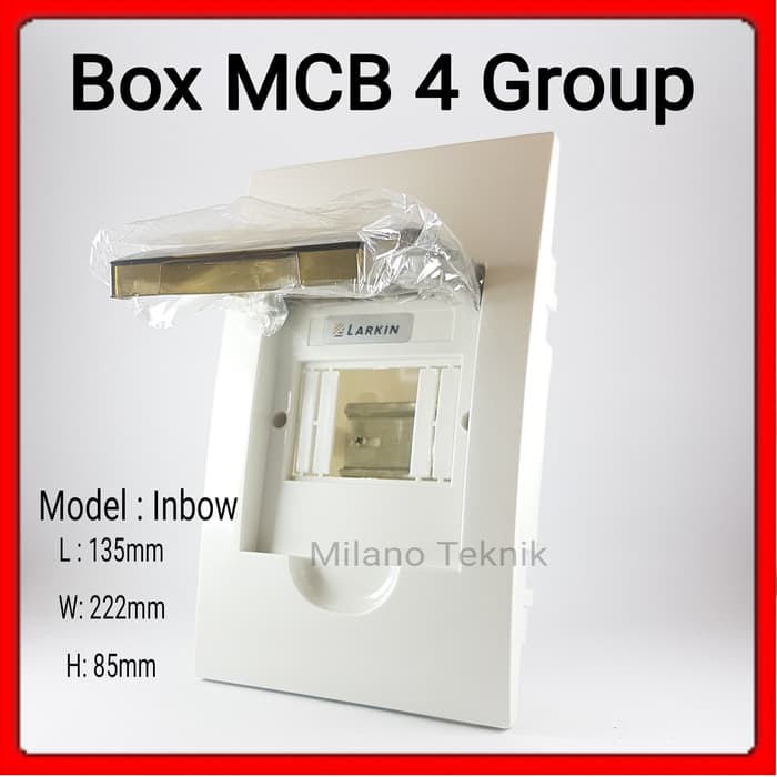 MCB Box 4 Grup Inbow Way Kotak MCB 4