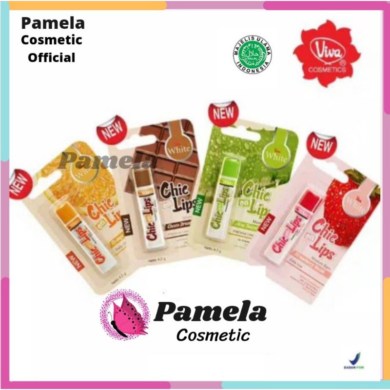 ❤ PAMELA ❤ LIP BALM VIVA CHIC LIPS/ PELEMBAB BIBIR
