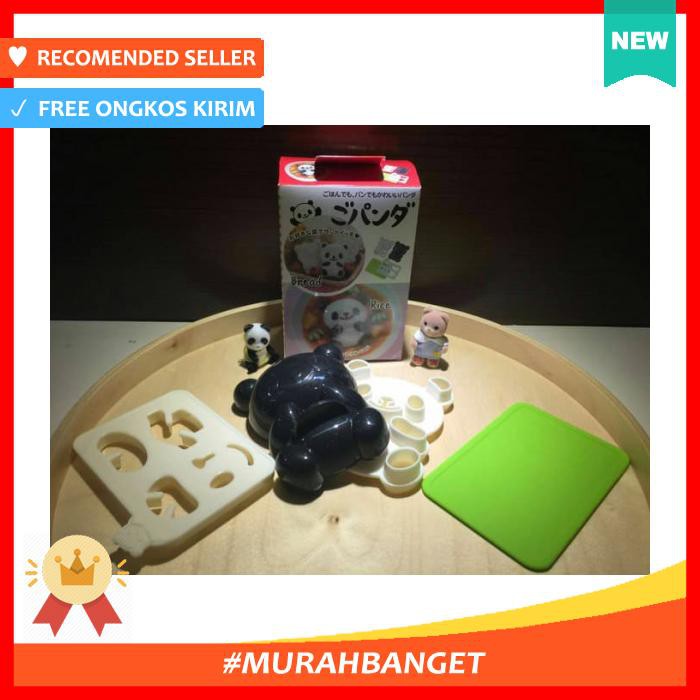 Cetakan Bento - Bento Set Bento Decoration Black Panda - Bekal