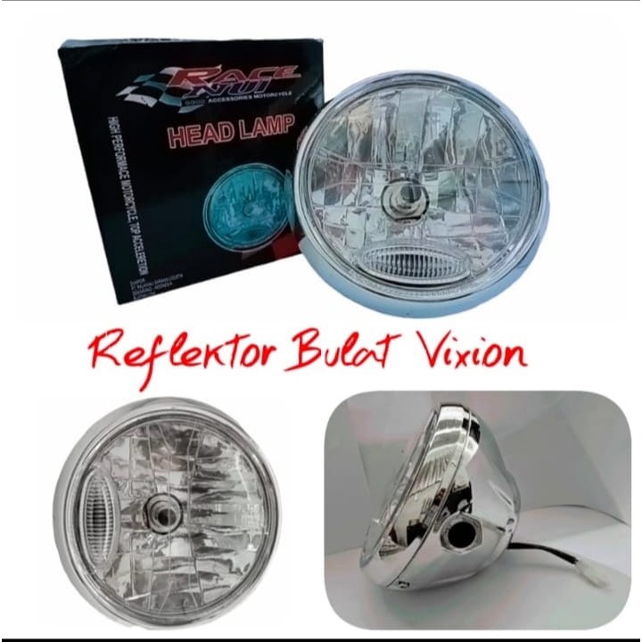 Reflektor lampu depan vixion lama vixion old lengkap