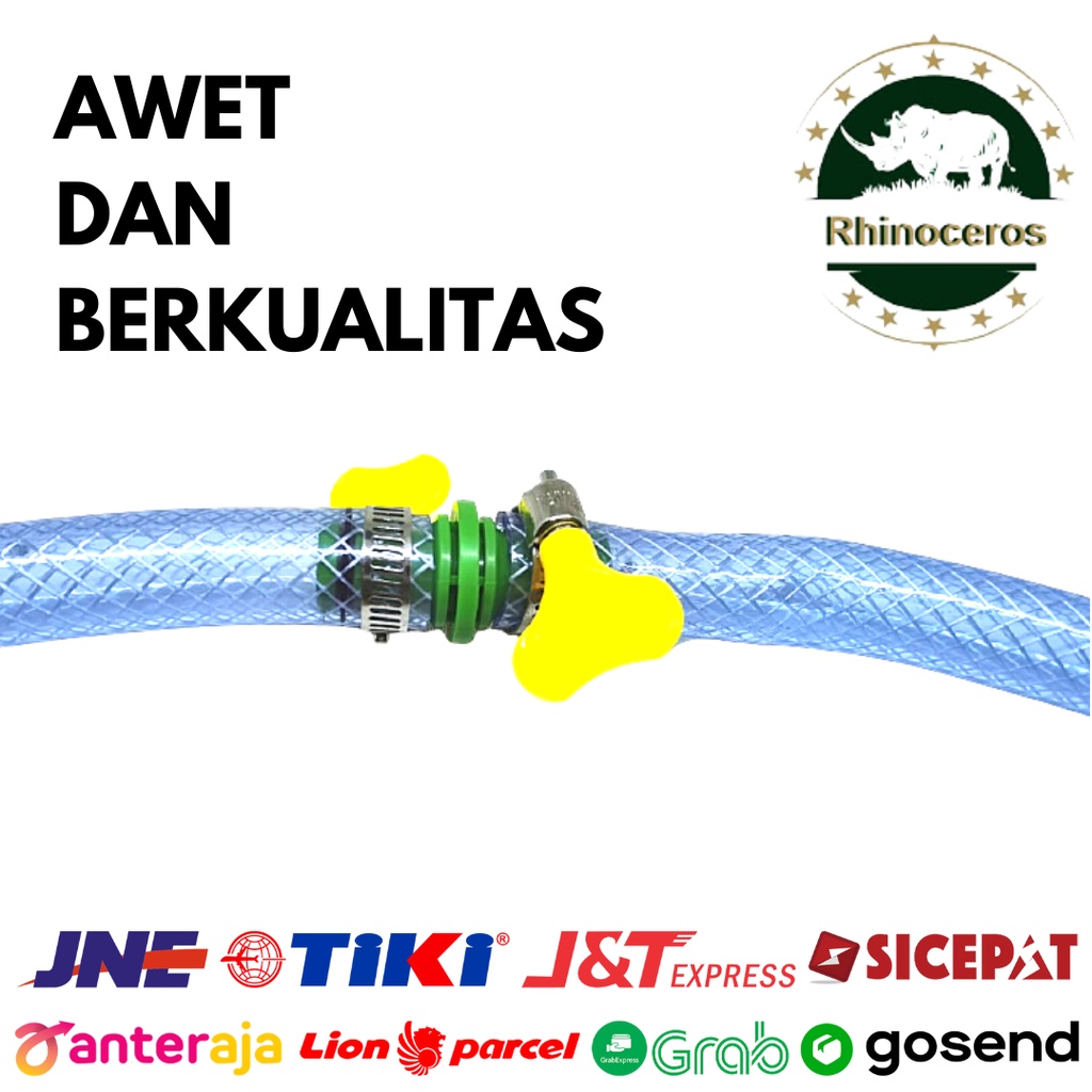 Penyambung Selang Air Konektor Lurus Sambungan Quick Connector 1/2&quot; dan 5/8&quot;