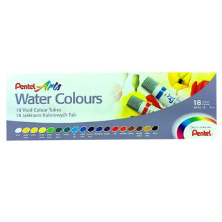  PENTEL  ARTS WATER COLOURS 18  PENTEL  CAT  AIR  18  WARNA  