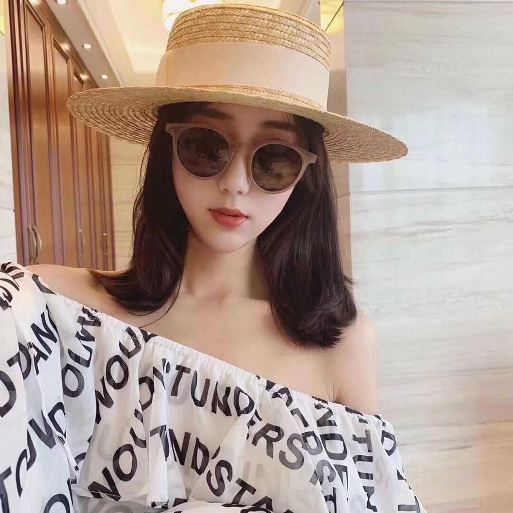 Kacamata Korea Fashion Wanita Pria Import / Bulat Mata Kucing Korean Fashion Sunglasses / TS-15