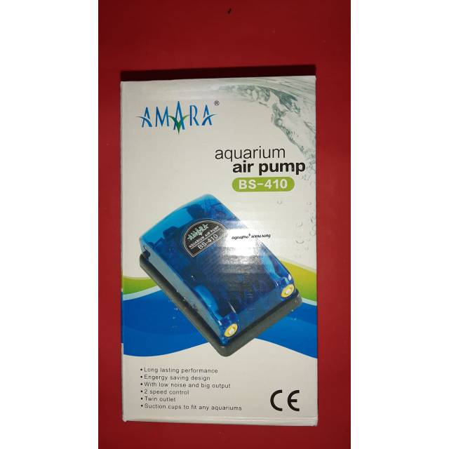 Pompa Udara Aquarium Amara Aerator BS410 (BS 410)