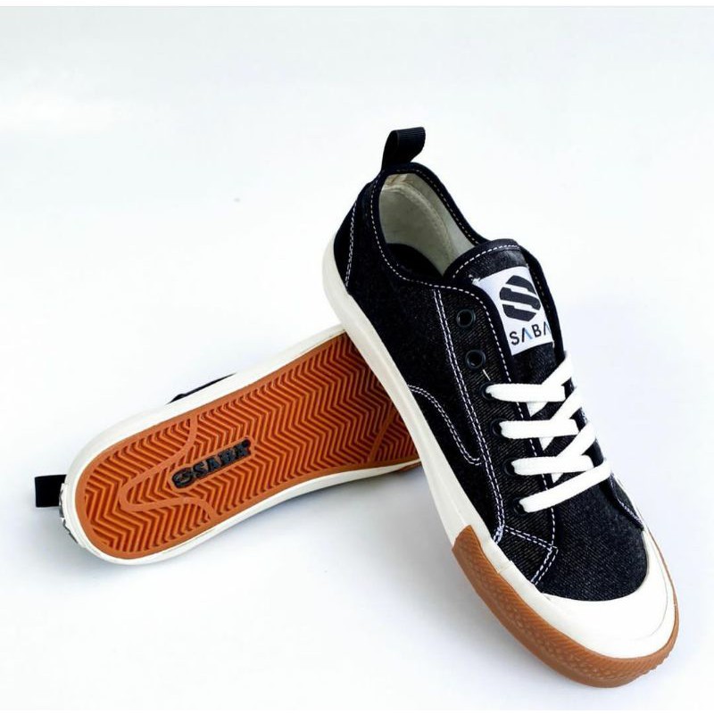 SABA DENIM LOW BLACK GUM