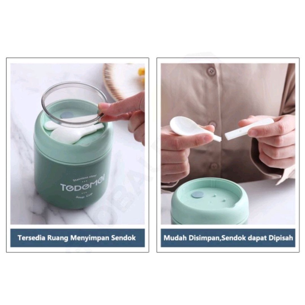 TEDEMEI RANTANG / TERMOS SUP KUAH [gerai]