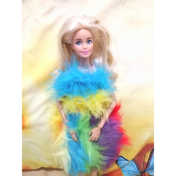 baju barbie/baju boneka/gaun barbie/barbie mattel/baju bulu barbie/dress barbie/gaun barbie