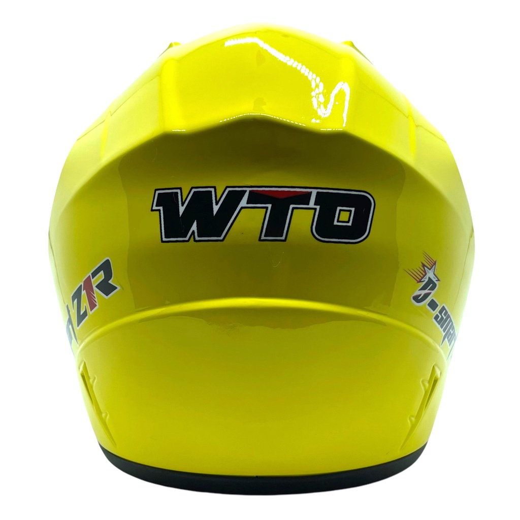 Helm WTO Z1R Pet - D-Smart Polos - Kuning - Half Face ALL SIZE