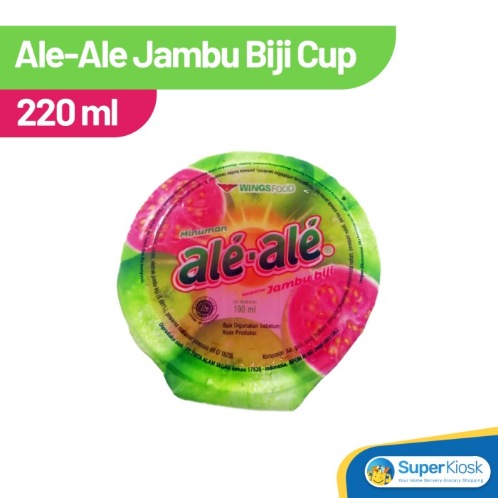 

Ale-Ale Jambu Biji Cup 220ml